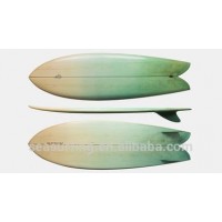 newly fiberglass full design short board fun board painted wood coat surfboard